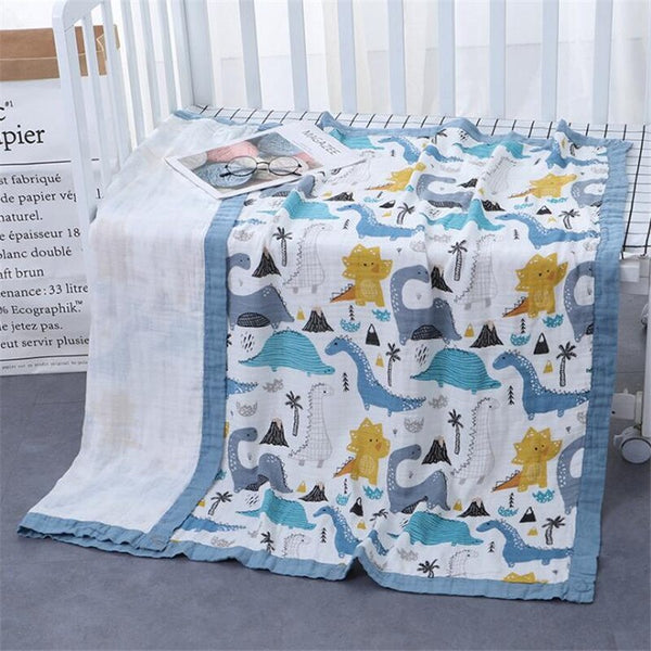 Muslin Bamboo Cotton Newborn Baby Receiving Blanket