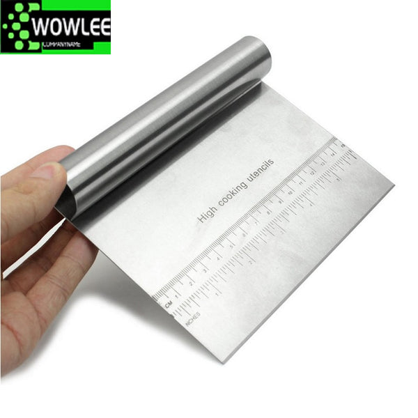 1Pcs Stainless Steel Metal Scraper Chopper