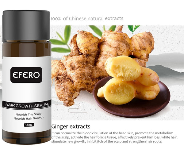 EFERO Hair Growth Essence Oil Hair Beard Growth Serum 20ML