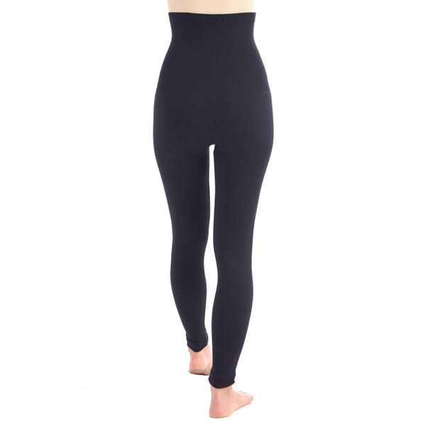 Full Shaping Legging With Double Layer 5" Waistband - Black