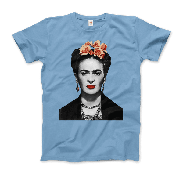 Frida Kahlo With Flowers Poster Artwork T-Shirt