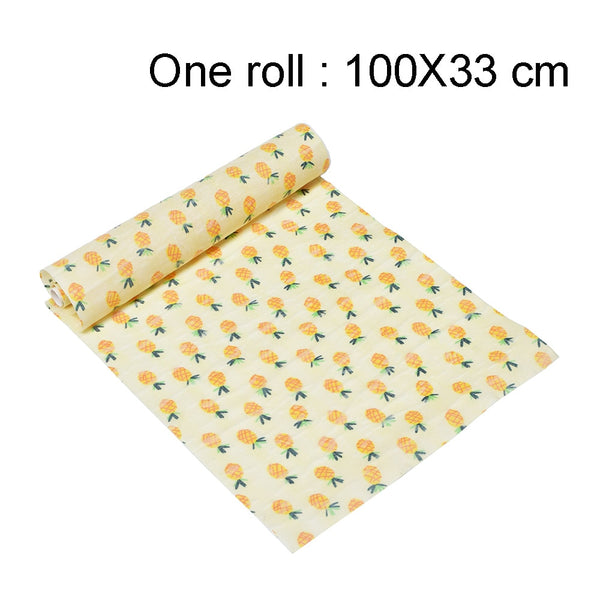 Beeswax Food Wrap Reusable Eco-Friendly Food Cover Sustainable Seal Tree Resin Plant Oils Storage Snack Wraps