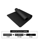 185cm Enlarged Fitness Mat Yoga Mat Men Gym Exercise Mat Esterilla Yoga Tapete Pad Lengthen Non-Slip for Beginner With Yoga Bag