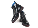 Paul Parkman Polished Leather Boots Black