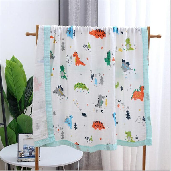 Muslin Bamboo Cotton Newborn Baby Receiving Blanket