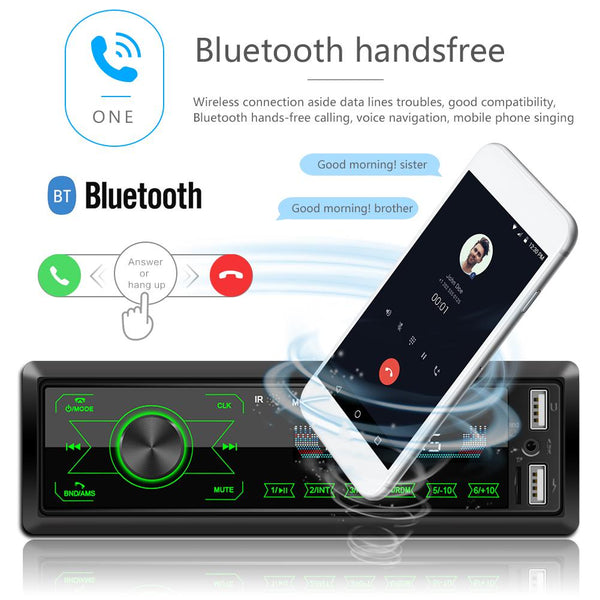 Car Radio 1 DIN Car Auto Audio Stereo Bluetooth Auto Radio USB AUX MP3 Player Touch Screen Car Multimedia Player Remote Control