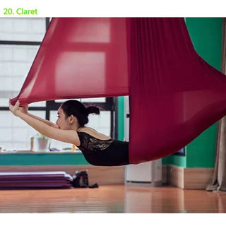 PRIOR FITNESS 5 Meters Yoga Hammock Set Anti Gravity Inversion Aerial Yoga Equipment Swing - Webster.direct