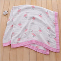 Muslin Bamboo Cotton Newborn Baby Receiving Blanket