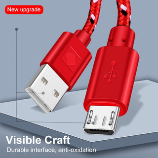 5V 2.4A Micro USB Cable 1m 2m 3m