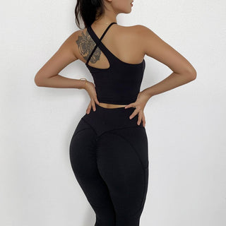 Sportwear Women Yoga Sets Fitness Wear 2peice Suits High Waist Legging Top Bra Gym Running Clothing Outfit Sport Suit,LF211