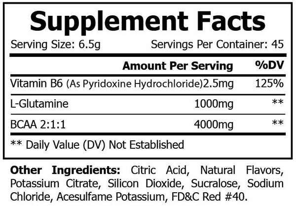 Hard Rock Health® BCAA Shock Powder (Fruit Punch)