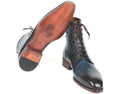 Paul Parkman Men's Blue & Brown Leather Boots