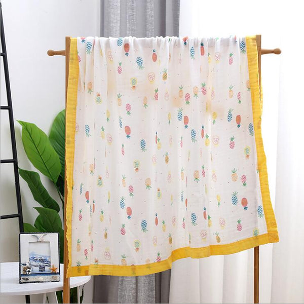 Muslin Bamboo Cotton Newborn Baby Receiving Blanket