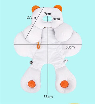 Buy large Infant Toddler Baby Head Support Body Support for Car Seat Joggers Strollers Pad Cushions Soft Sleeping Pillow Car Pillow Mat