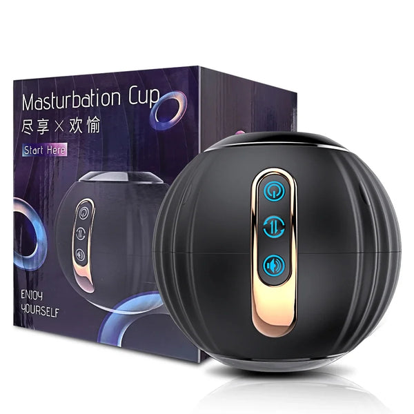 Automatic Rotating Thrusting Male Masturbators Telescopic Masturbator for Men Simulation Blowjob Sex Machine Adult Goods Sex Toy - Webster.direct