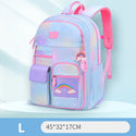 2022 New Primary School Backpack Cute Colorful Bags for Girls Princess School Bags Waterproof Children Rainbow Series Schoolbags