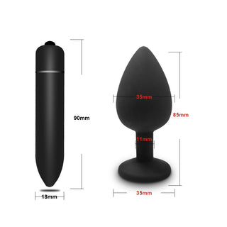 Buy m-v Soft Silicone Anal Butt Plug Prostate Massager Adult Gay Products Anal Plug Mini Erotic Bullet Vibrator Sex Toys for Women Men