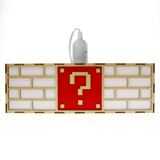 Buy red Video Game Question Mark Block Hanging Lamp