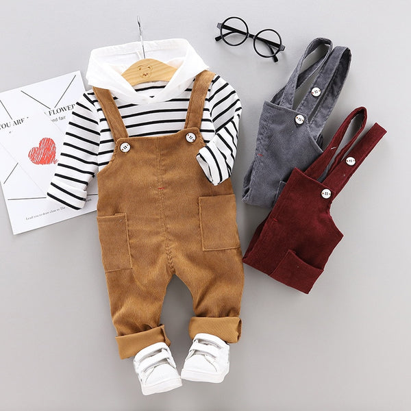 Hooded+Pant 2pcs Outfit Suit Boys Clothing Sets