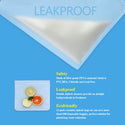 Food Storage Bag Reusable Freezer Bag PEVA Ziplock Silicone Bag Leakproof Top Kitchen Organizer