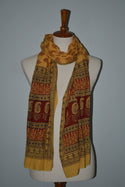 Block Printed Floral Scarf