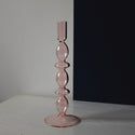 1pc Clear Glass  Candle Holder