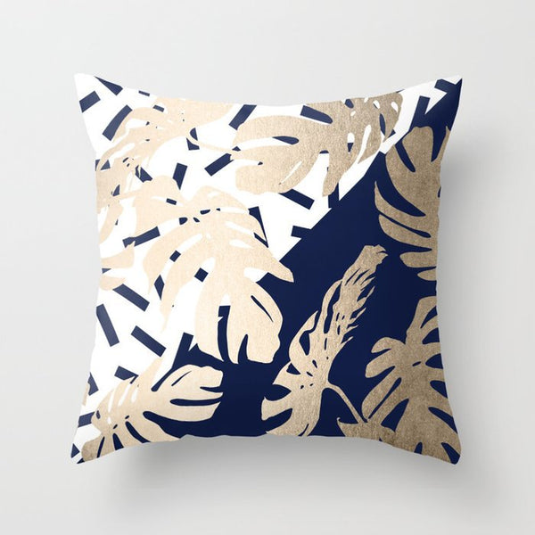 Hot Gold Throw Pillows