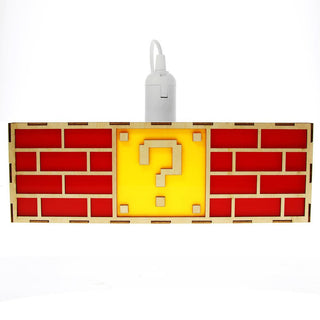 Buy yellow Video Game Question Mark Block Hanging Lamp