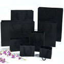 200Pcs/Lot Black/Brwon/White Kraft Paper Bag With Handle Wedding Party Favor Paper Gift Bags