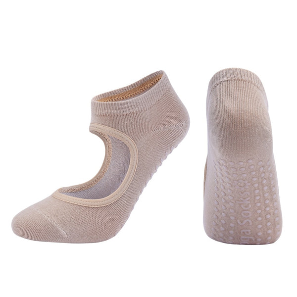 Hot Breathable Anti-Friction Women Yoga Socks Silicone Non Slip