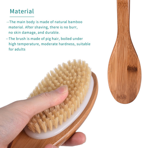 Natural Bristle Body Brush