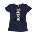 Frida Kahlo With Flowers Poster Artwork T-Shirt