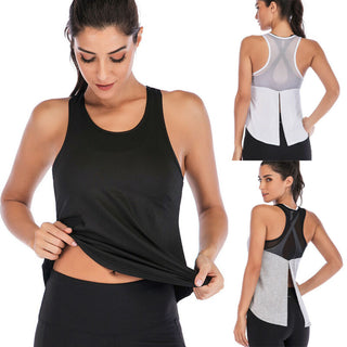 New Women Fitness Sports Shirt Sleeveless Yoga Top Running GymShirt Vest Athletic Undershirt Yoga Gym Wear Tank Top Quick Dry