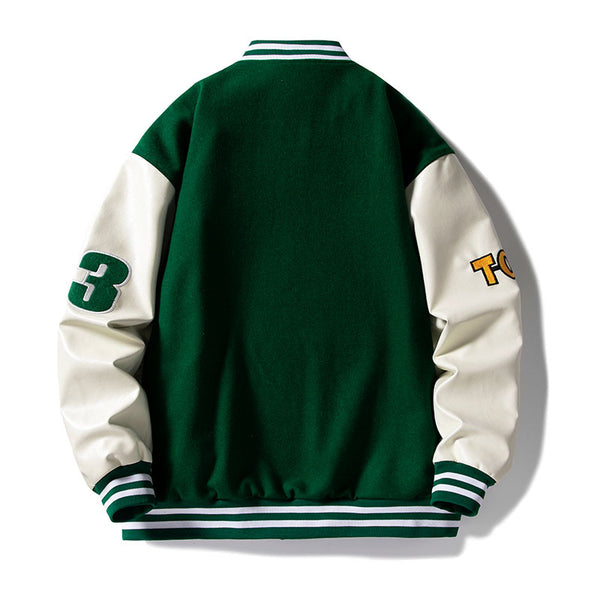 2023 Varsity Letterman Jacket Custom Winter New Design Fleece Jacket Men Quality Outdoor Jackets