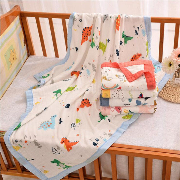 Muslin Bamboo Cotton Newborn Baby Receiving Blanket