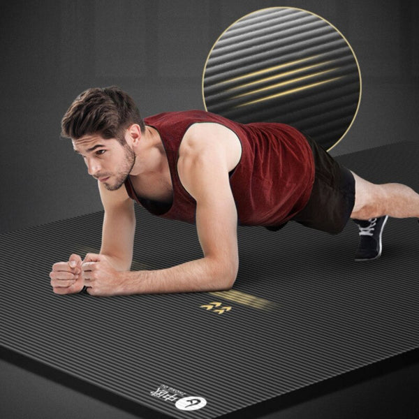 185cm Enlarged Fitness Mat Yoga Mat Men Gym Exercise Mat Esterilla Yoga Tapete Pad Lengthen Non-Slip for Beginner With Yoga Bag