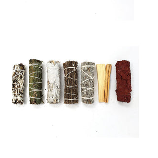 Gift Pack - Smudging Sampler (Pack of 7)  4"