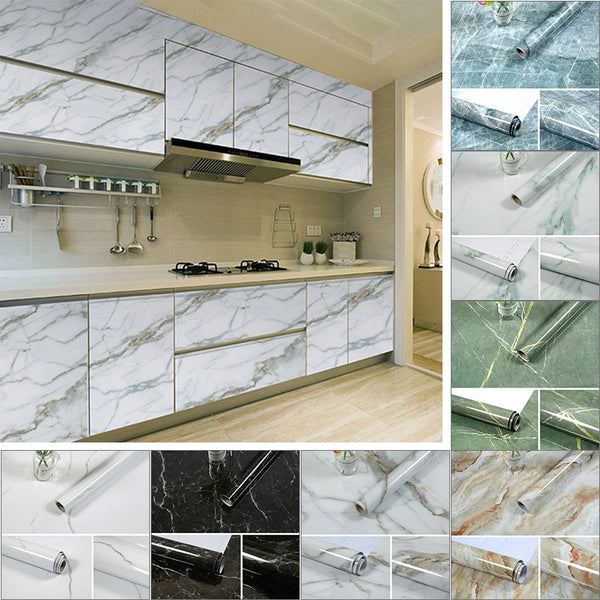 3M/5M/10M Kitchen Marble Contact Paper