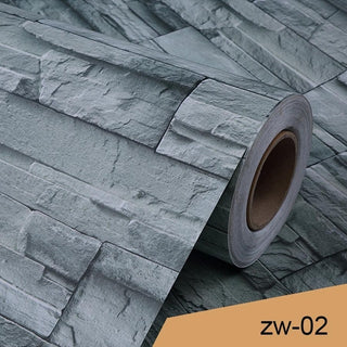 Buy zw-02 Vintage 3D Brick Pattern Wallpaper