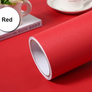 Buy red Matte Vinyl Wallpaper Self Adhesive